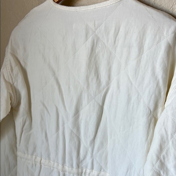 Marine Layer ivory quilted tiff relaxed fit jacket - Picture 10 of 11